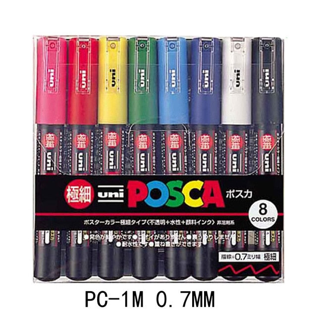 Marker Pen PC-1M PC-3M PC-5M Set POP poster Advertising pen Paint pen