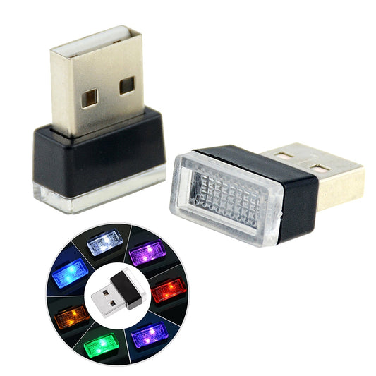 Mini USB Light LED Modeling Car Ambient Light