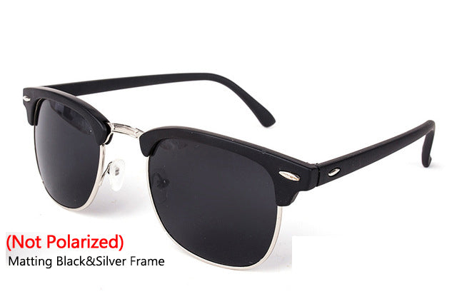 Polarized Semi-Rimless Sunglasses Classic