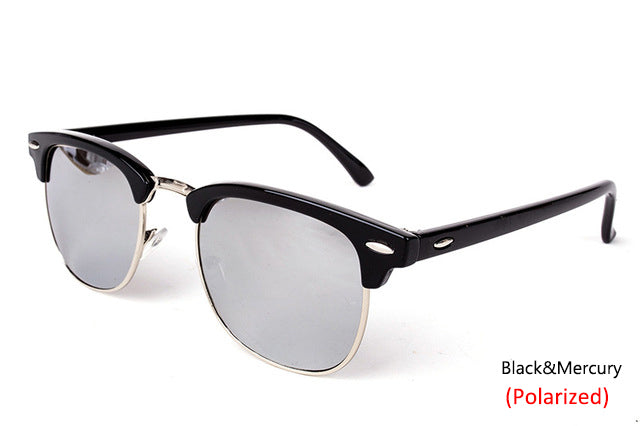 Polarized Semi-Rimless Sunglasses Classic