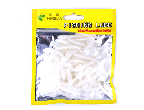 T Tail Silicone Soft Bait Fishing Worms