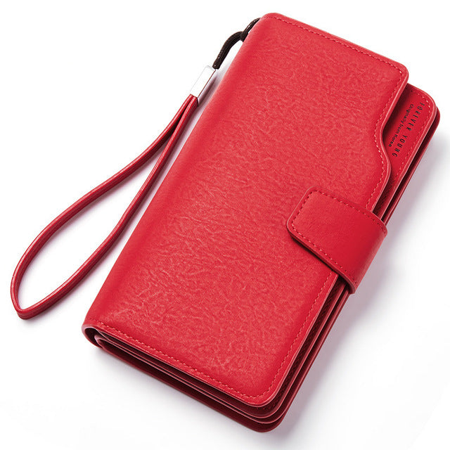 PU Leather Wallet Leisure Purse Card Holders