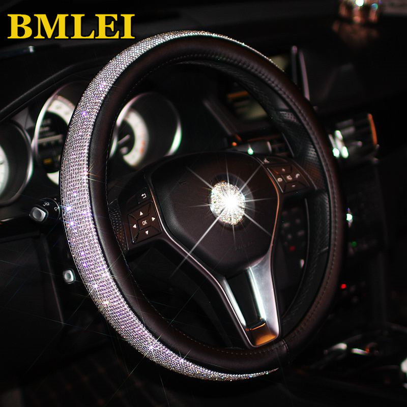 Bling Bling Rhinestones Crystal Car Steering Wheel