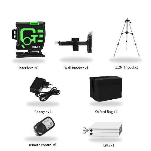 Laser Level 12 Lines 3D Self-Leveling 360 Horizontal And Vertical Cross