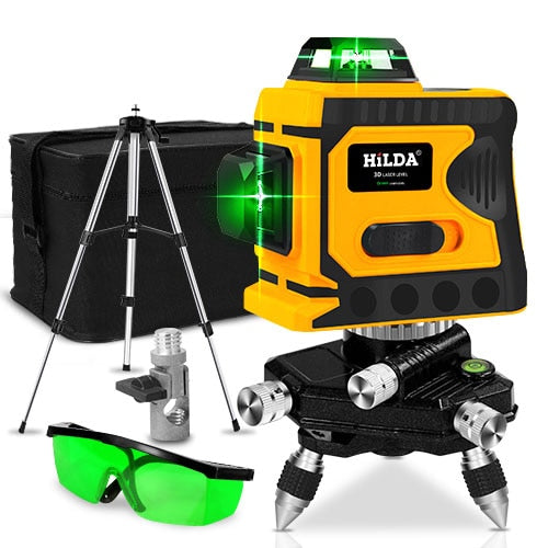 Laser Level 12 Lines 3D Self-Leveling 360 Horizontal And Vertical Cross