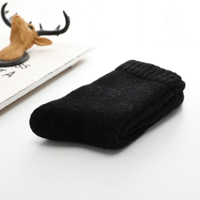 Super Thicker Solid Socks Merino Wool