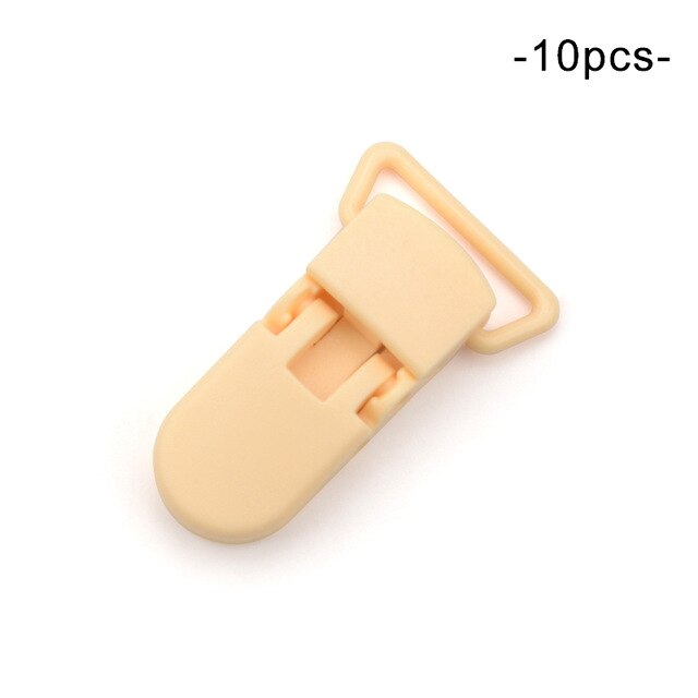 Baby Clips Solid Plastic Pacifier