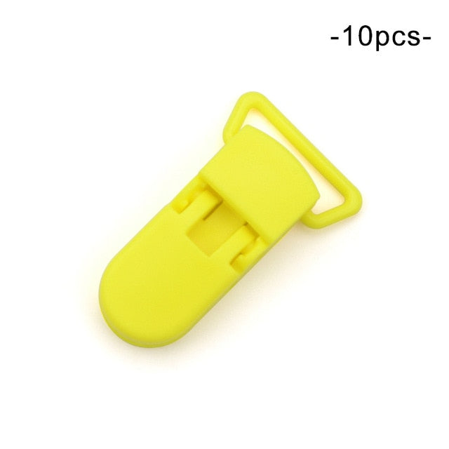Baby Clips Solid Plastic Pacifier