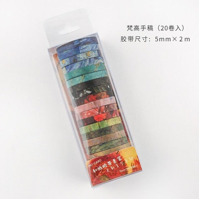 20pcs/pack Multi-color Washi Tape Scrapbooking