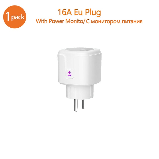 WIFI smart plug 16A EU WiFi Socket  With Timing APP Contro