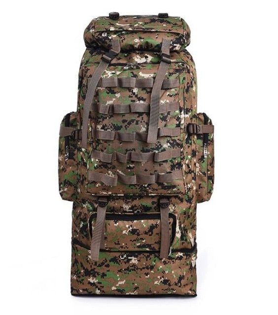 Tactical Backpack Mountaineering  Camping Hiking Military Molle Water-repellent Tactical Bag