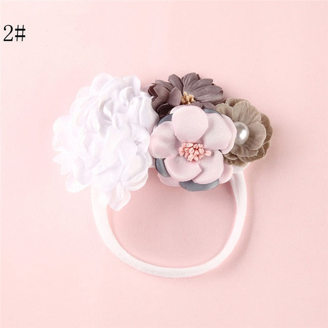 Newborn Baby Elastic Princess Hairbands