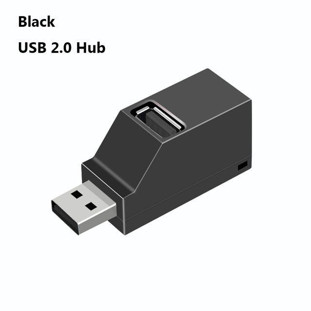 Mini 3 Ports Splitter Hub Data Transfer