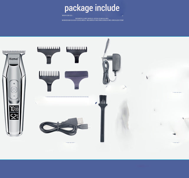 Professional Hair Clipper LCD Display