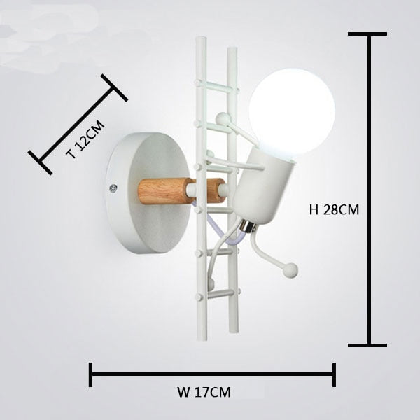 American LED wall light industrial style