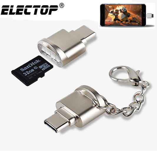 Portable USB 3.1 Type C Card Reader