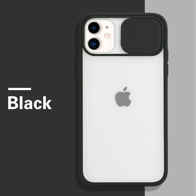 Camera Lens Protection Phone Case on For iPhone