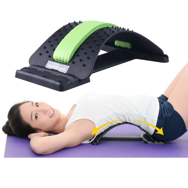 KLASVSA Back Stretcher Massager Neck Waist Pain Relief