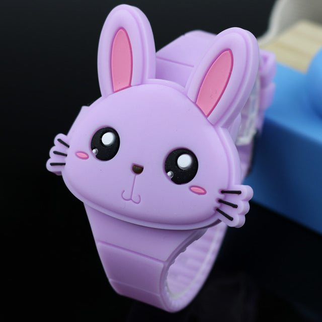 Lovely Rabbit Cartoon Children Watches