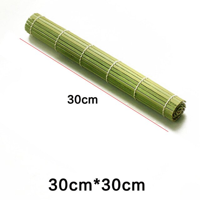 Green Sushi Rolling Roller Bamboo DIY