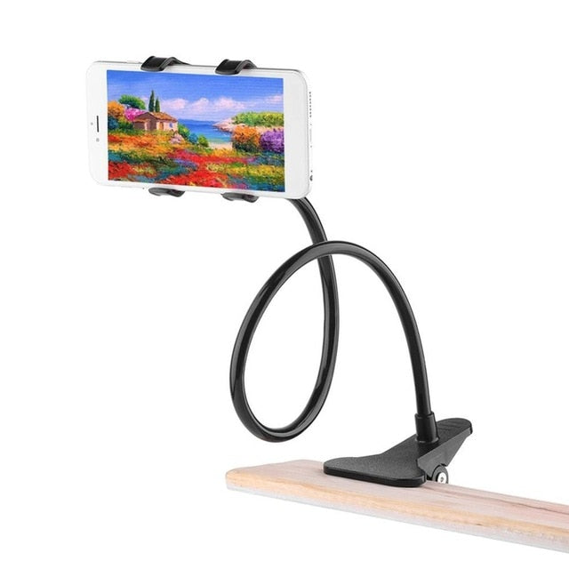 Selfie Ring Light With Long Arm Lazy Mobile Phone Holder Bracket