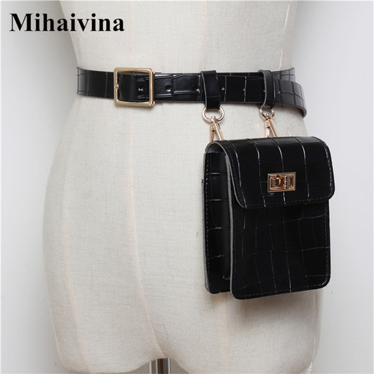 Mihaivina Vintage Leather Waist Bag