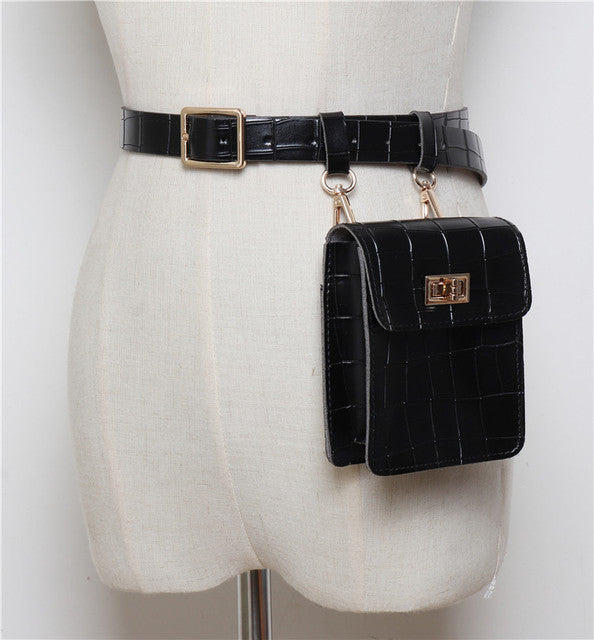Mihaivina Vintage Leather Waist Bag
