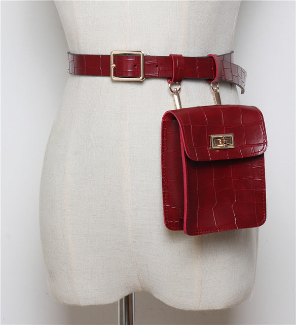 Mihaivina Vintage Leather Waist Bag