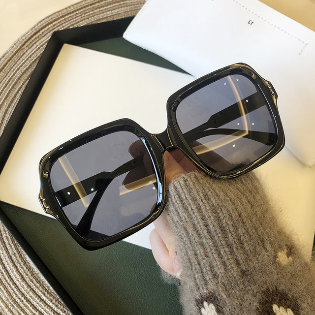 Vintage Oversize Square Sunglasses Gradient