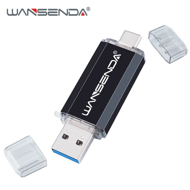 WANSENDA OTG USB Flash Drive Type C Pen Drive