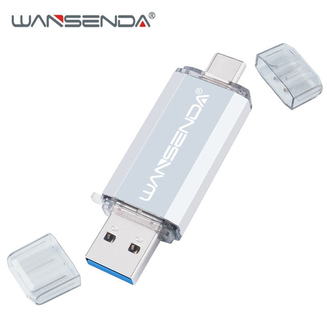 WANSENDA OTG USB Flash Drive Type C Pen Drive