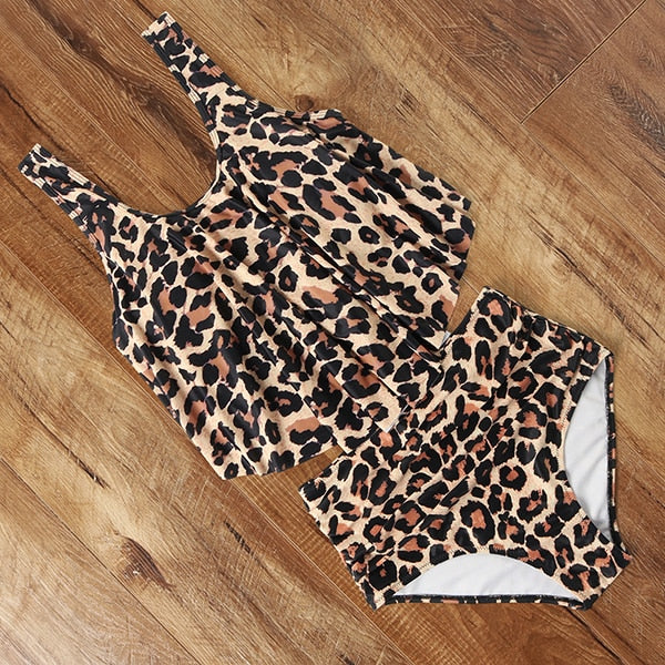 Leopard Bikini High Waist Bikini