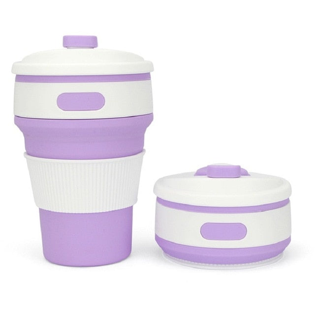 Coffee Mugs Travel Collapsible Silicone Cup Folding Water Cups