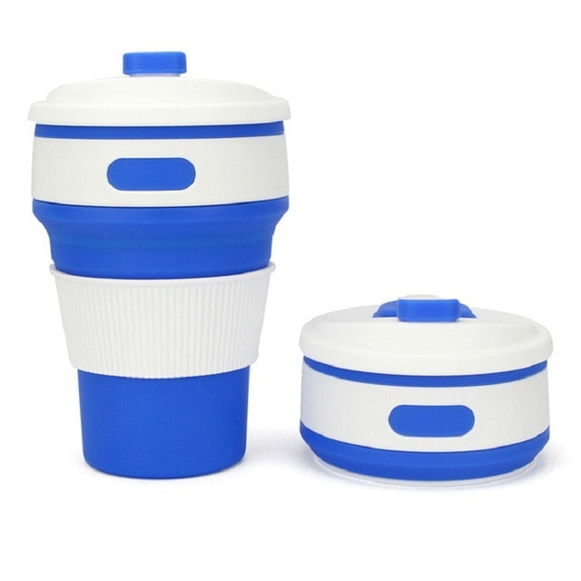 Coffee Mugs Travel Collapsible Silicone Cup Folding Water Cups