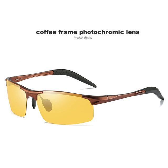 Aluminum Photochromic Sunglasses