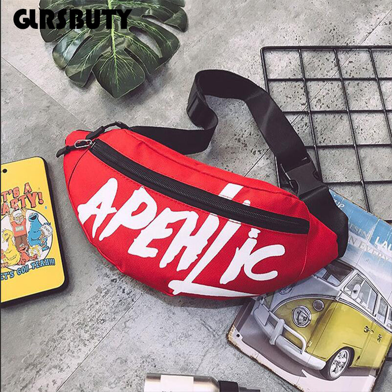 Women Waist Bag Letter Fanny Packs