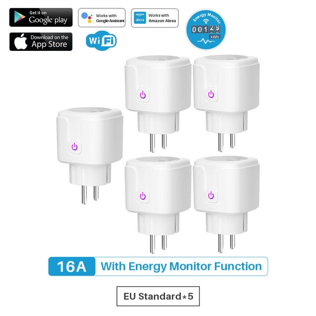 Smart Plug WiFi Socket EU 16A Power