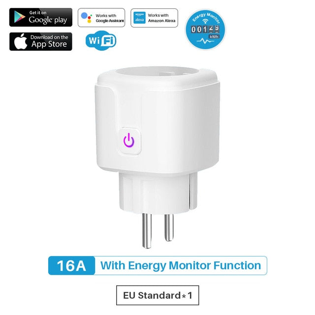 Smart Plug WiFi Socket EU 16A Power