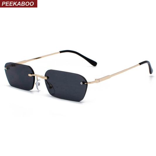Rectangle sunglasses clear color summer
