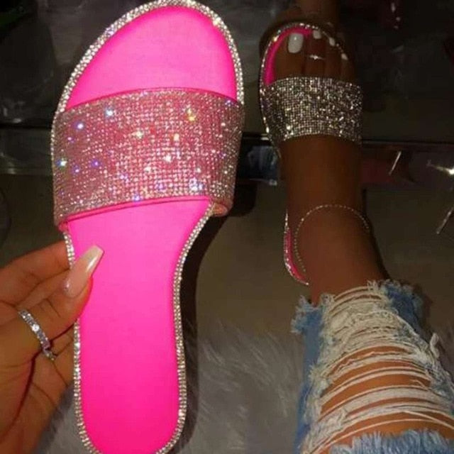 Glitter Slippers  Summer Sandals