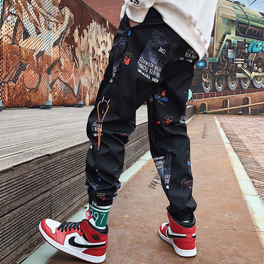 Hip hop Pants Men Loose Joggers Pants
