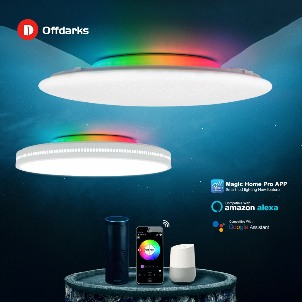 OFFDARKS Modern LED Smart Ceiling Light