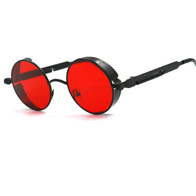 Metal Round Steampunk Sunglasses Vintage