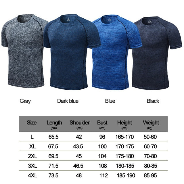Quick Dry Compression Sport Men T-Shirts