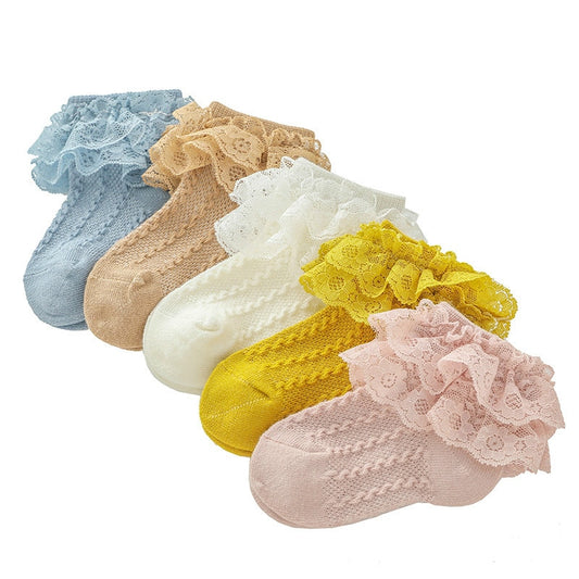 Newborn Socks Lace Princess Cotton Socks
