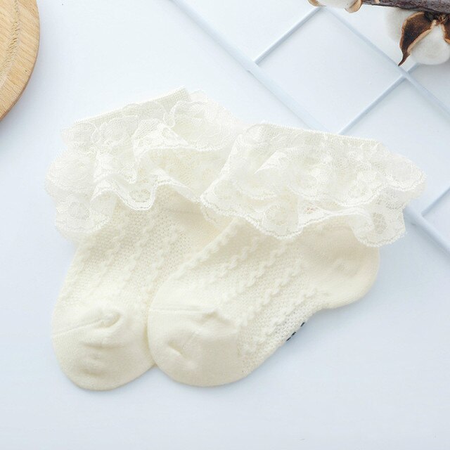 Newborn Socks Lace Princess Cotton Socks