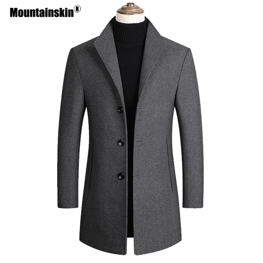 Mountainskin Men Wool Blends Coats
