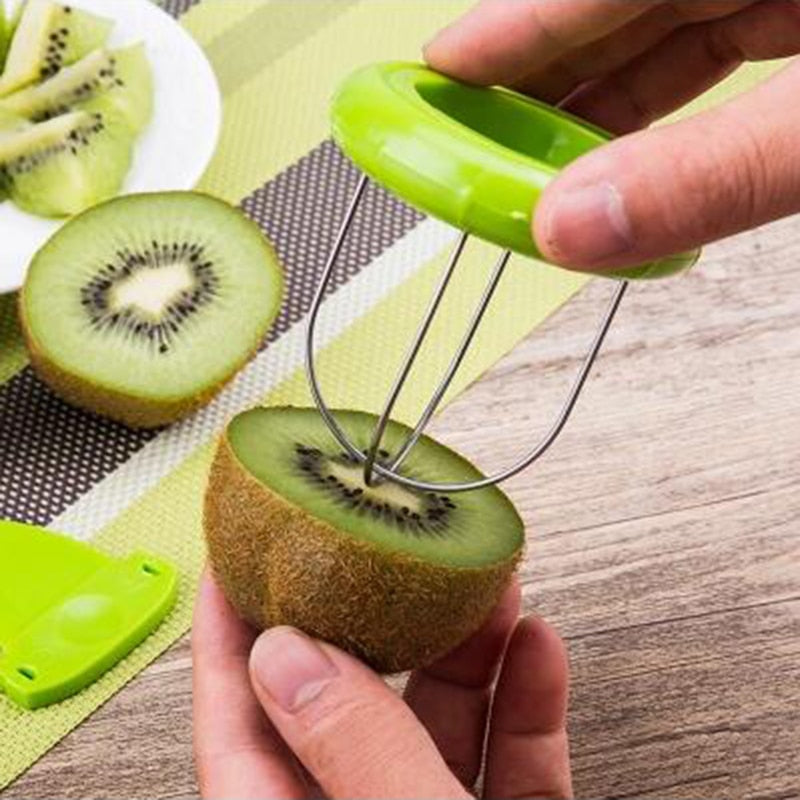 Mini Fruit Kiwi Cutter Peeler Slicer