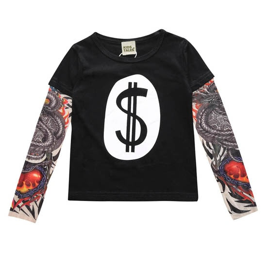 Novelty Tattoo Long Sleeve Children