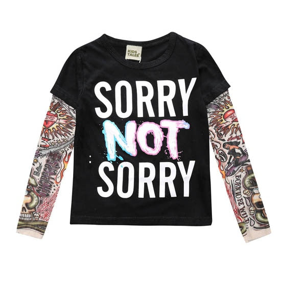 Novelty Tattoo Long Sleeve Children